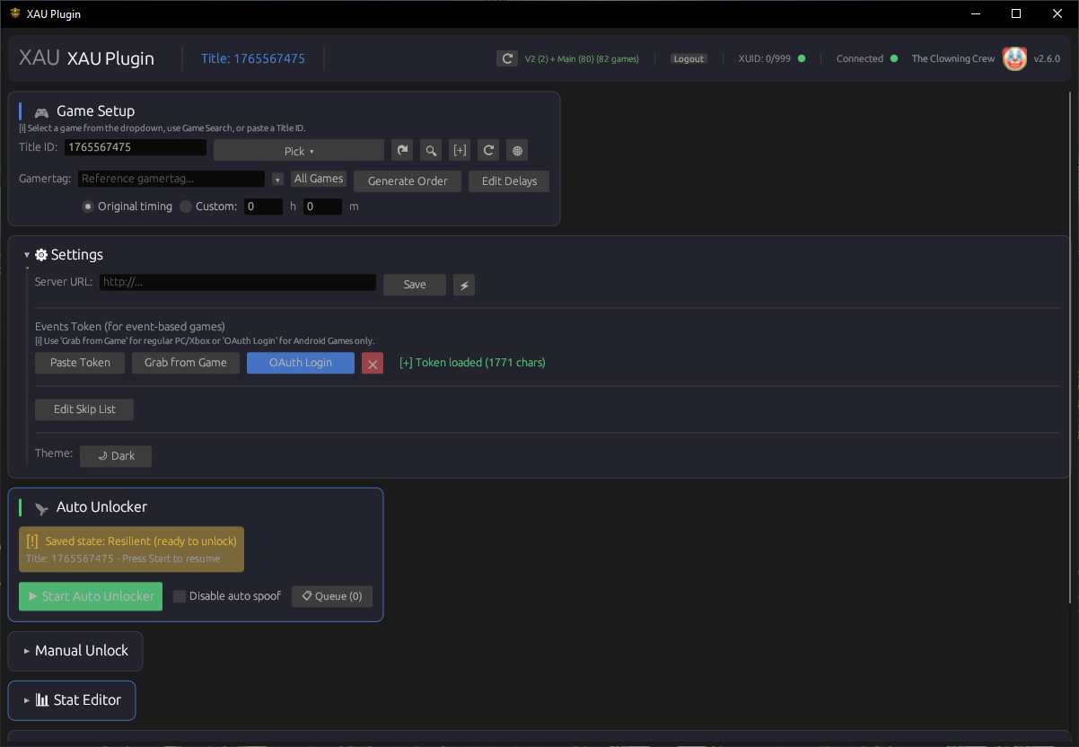 Main Plugin UI